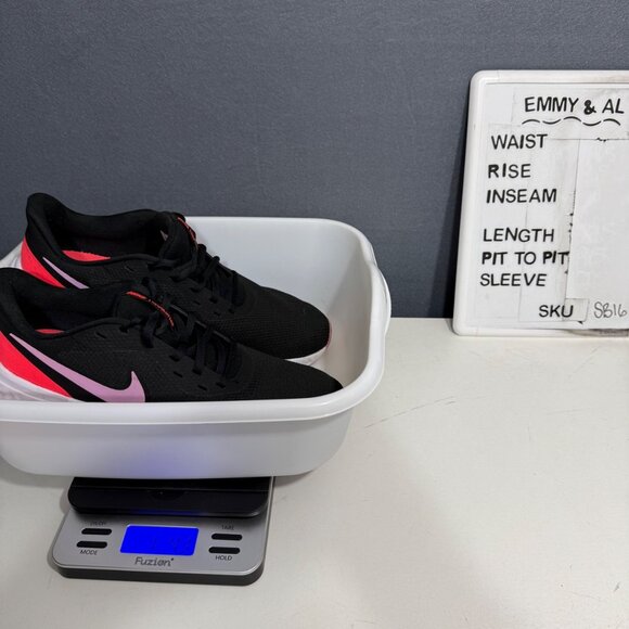 Nike Womens Revolution 5 Running Shoes Size 11 Black Violet Coral Workout Gym - Picture 13 of 13